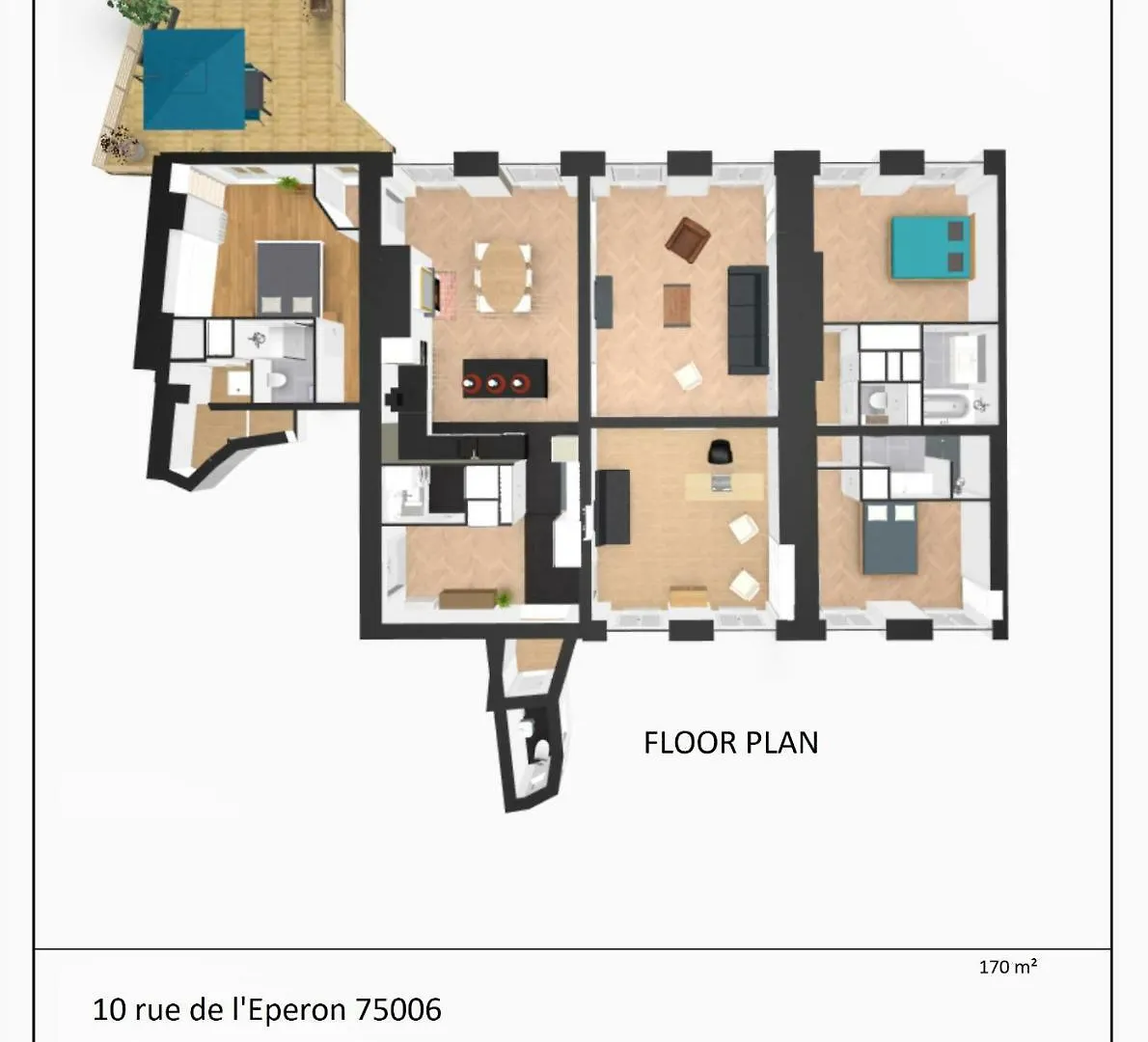 Historical - Odeon, Rive Gauche - 170 M2 Apartment *